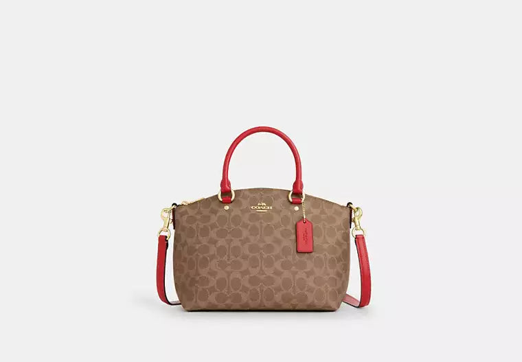 Sadie Satchel Bag In Signature Canvas