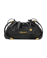 Black Drawstring Jewellery with Gold-tone Hardware