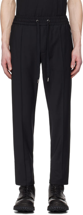 Dolce&Gabbana Black Tela Lana Trousers
