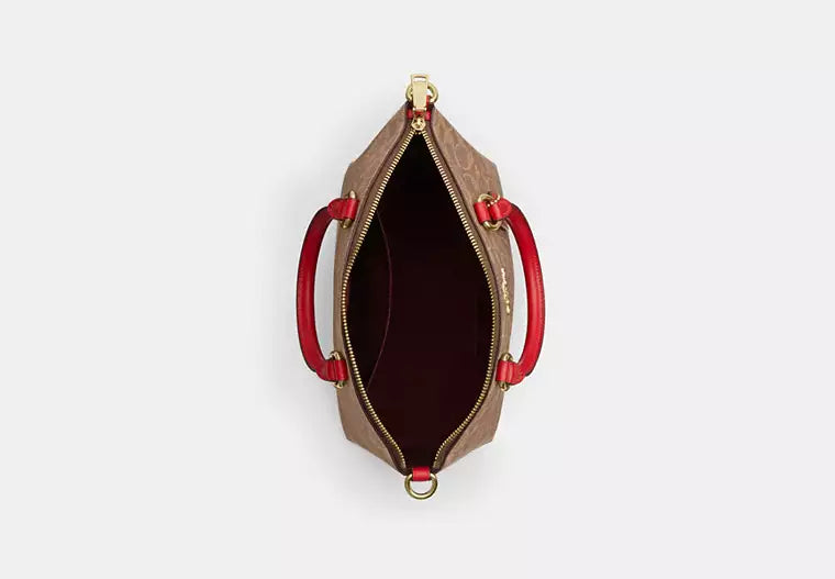 Sadie Satchel Bag In Signature Canvas