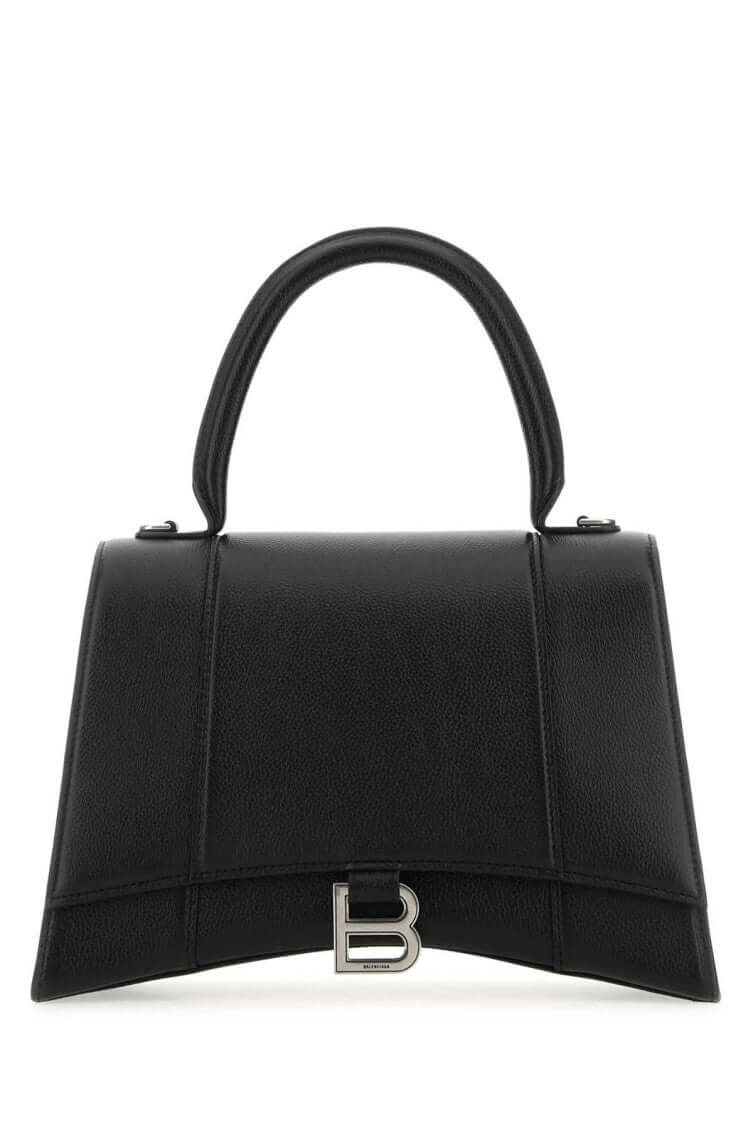Balenciaga Black Hourglass Medium Shoulder Bag - Size: One Size Bags | Shop From The Mirage