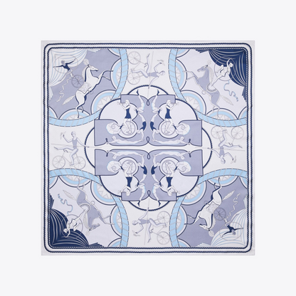 Aeronauts Double-Sided Silk Square