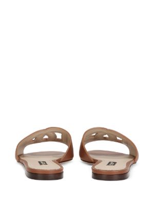 DG Millennials leather slides