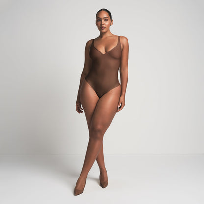 Skims Body Unlined Plunge Thong Bodysuit