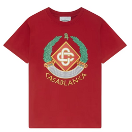 Casablanca Red Cotton Tennis Club T-Shir
