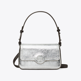 Mini Metallic Leather Shoulder Bag