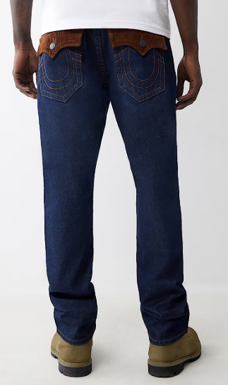 RICKY CORDUROY DETAILED STRAIGHT JEAN