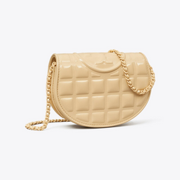 Mini Fleming Patent Square Quilt Crossbody