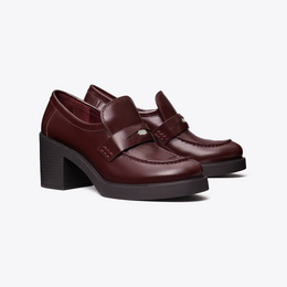 Classic Heeled Lug Loafer