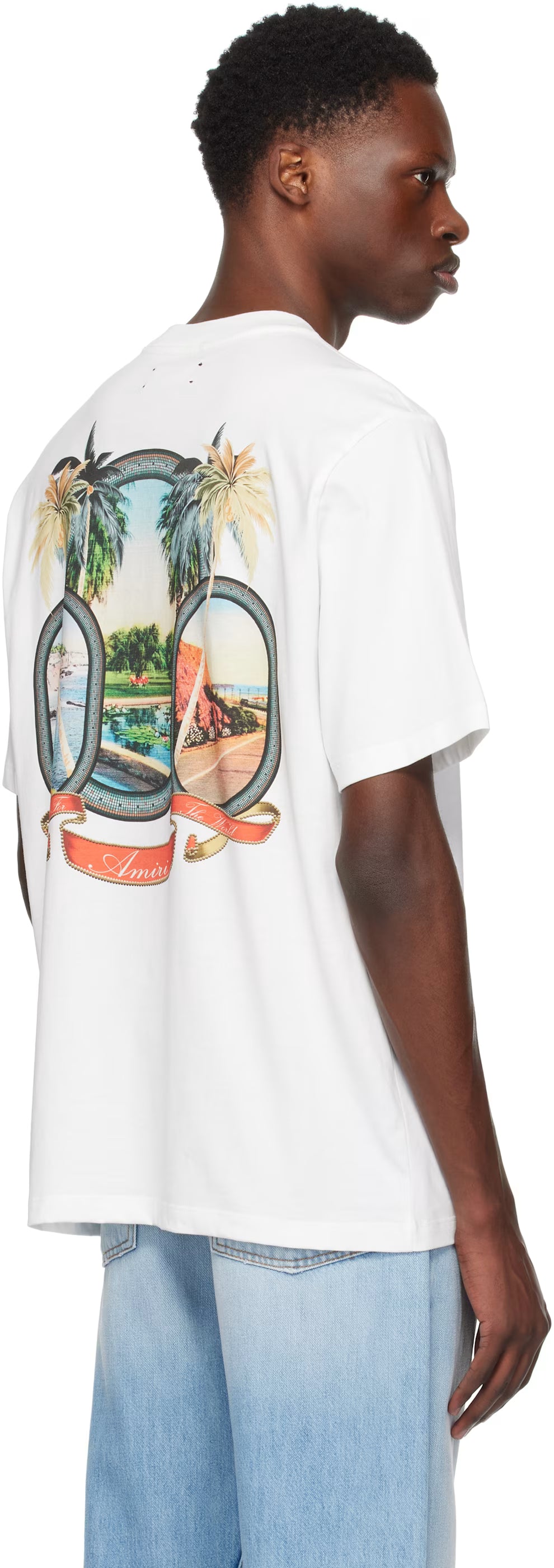 White 'AMIRI Paradise' T-shirt