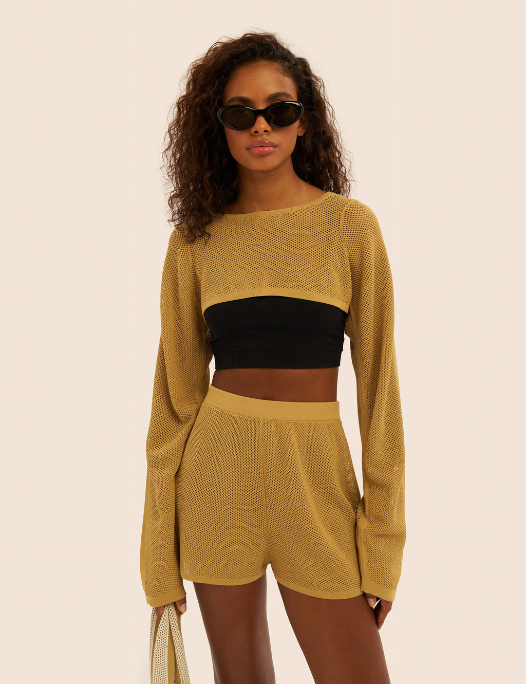 Knitted Mesh Cover Up
