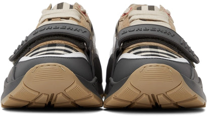 Burberry Tan & Grey Ramsey Sneaker