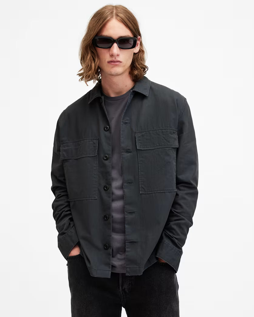Sanpha Relaxed Fit Herringbone Shirt