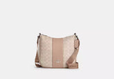 Coach See Bag Size Ellie File Bag In Signature Canvas With Stripe - Bags | Shop From The Mirage