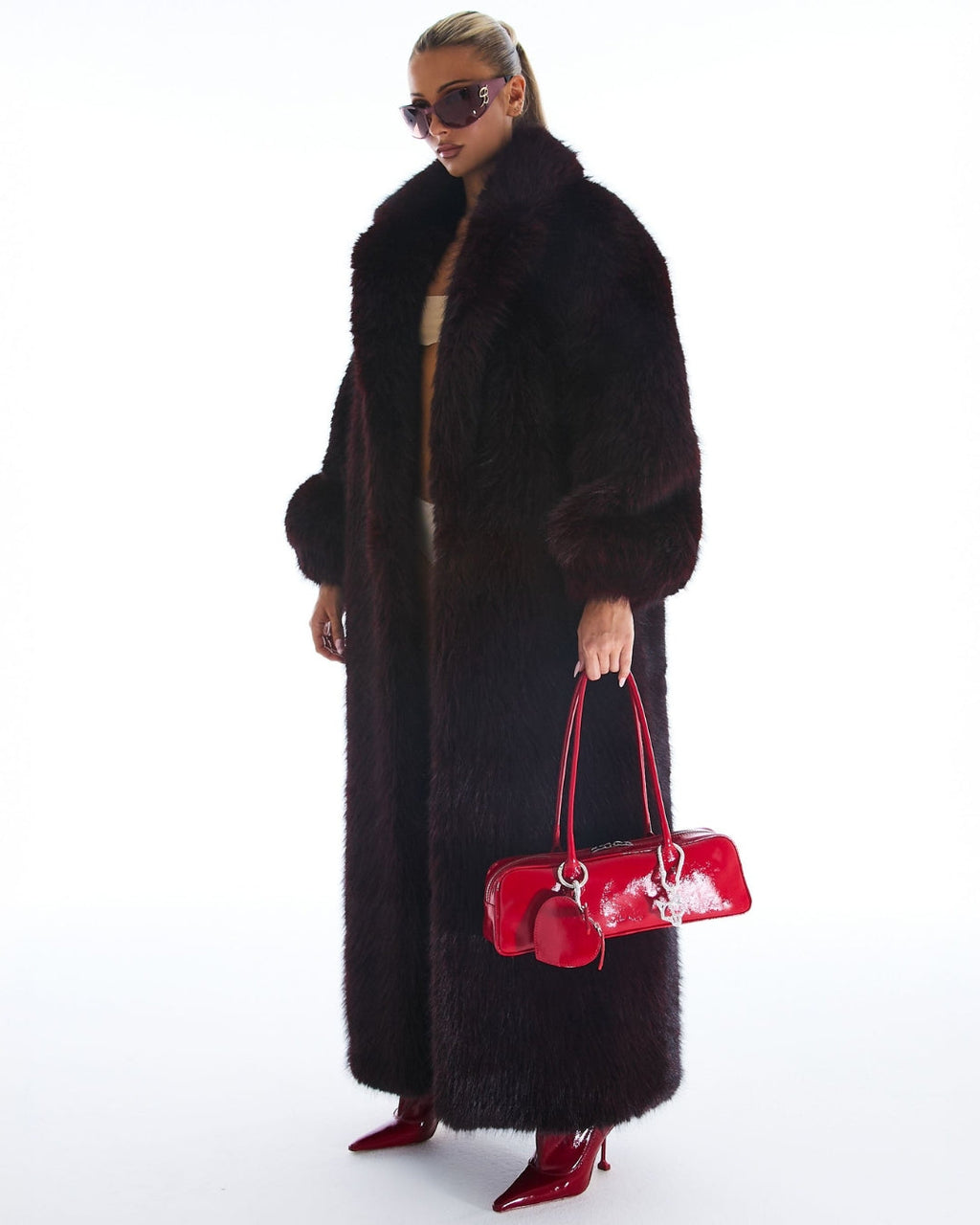 Candy Red Crinkle Patent Leather