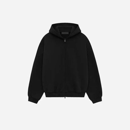 Essentials Fear of God Essentials Heavy Fleece Fullzip HoodieBlack - Size: S Hoodies | Shop From The Mirage