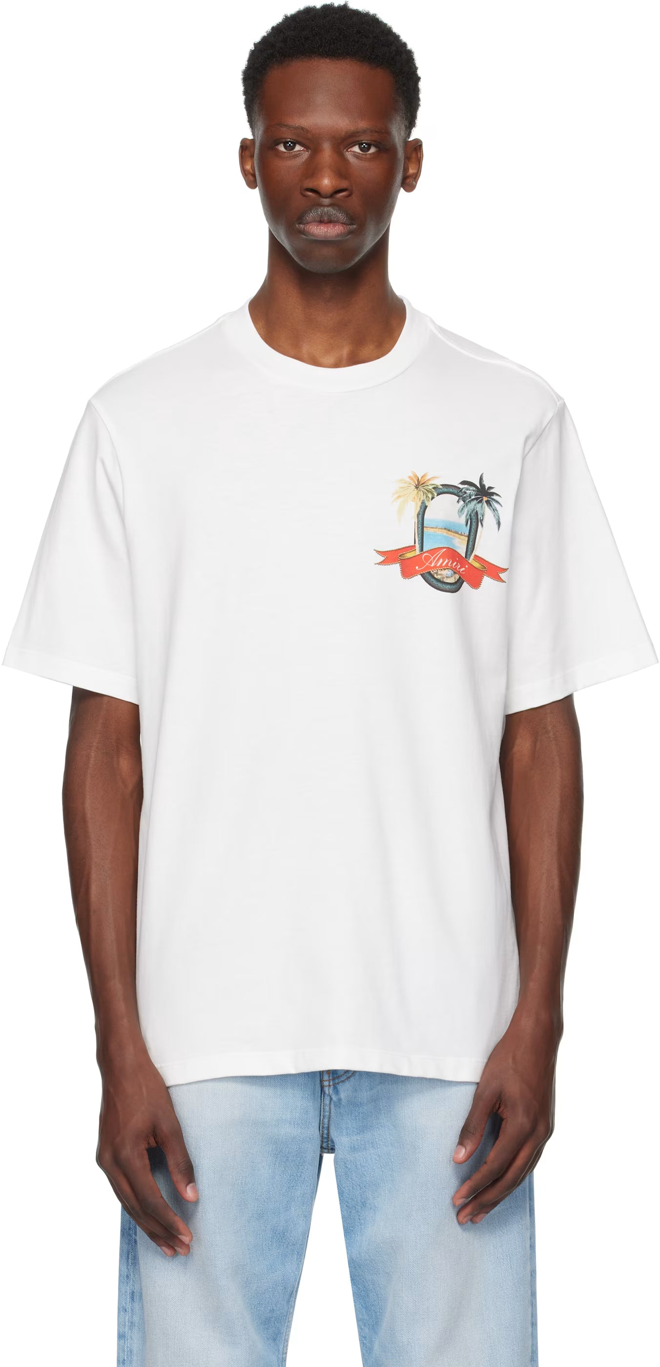 White 'AMIRI Paradise' T-shirt