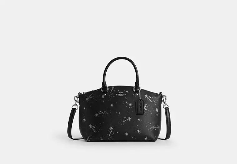Sadie Satchel Bag With Star Print