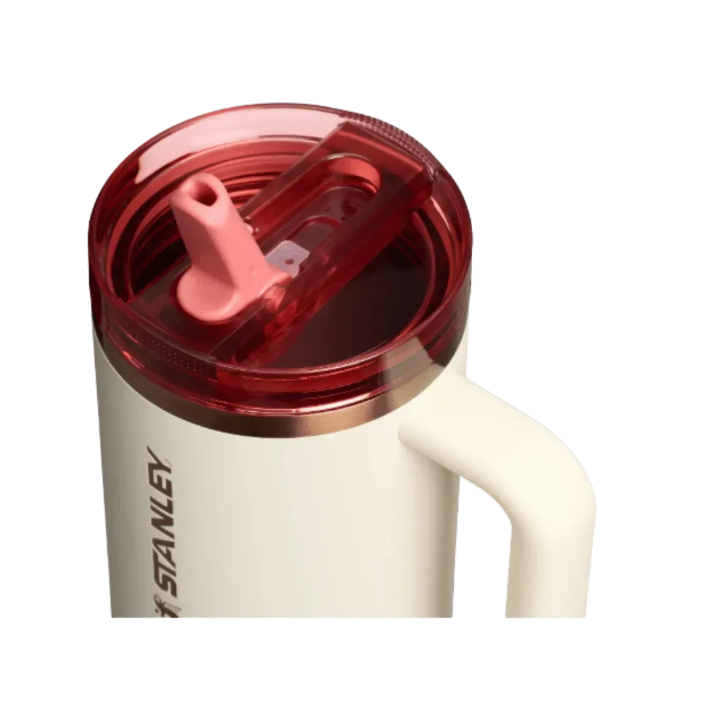 Stanley The Quencher ProTour Flip Straw Tumbler | 40 OZ Cream Rose Gold