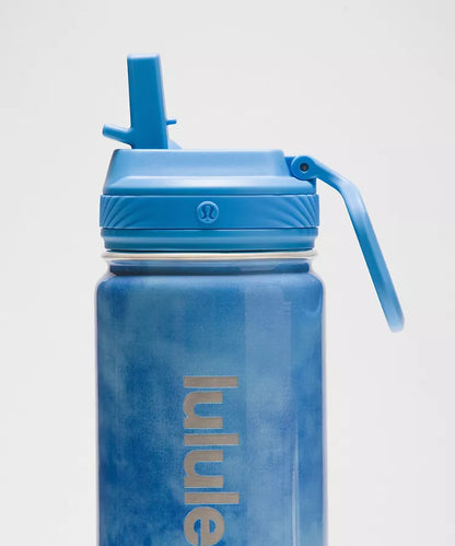 Back to Life Sport Bottle 18oz Straw Lid Print