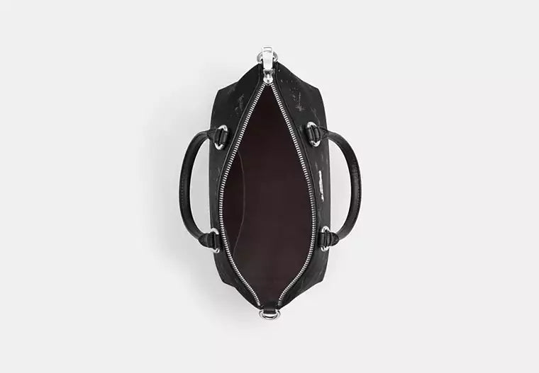 Sadie Satchel Bag With Star Print