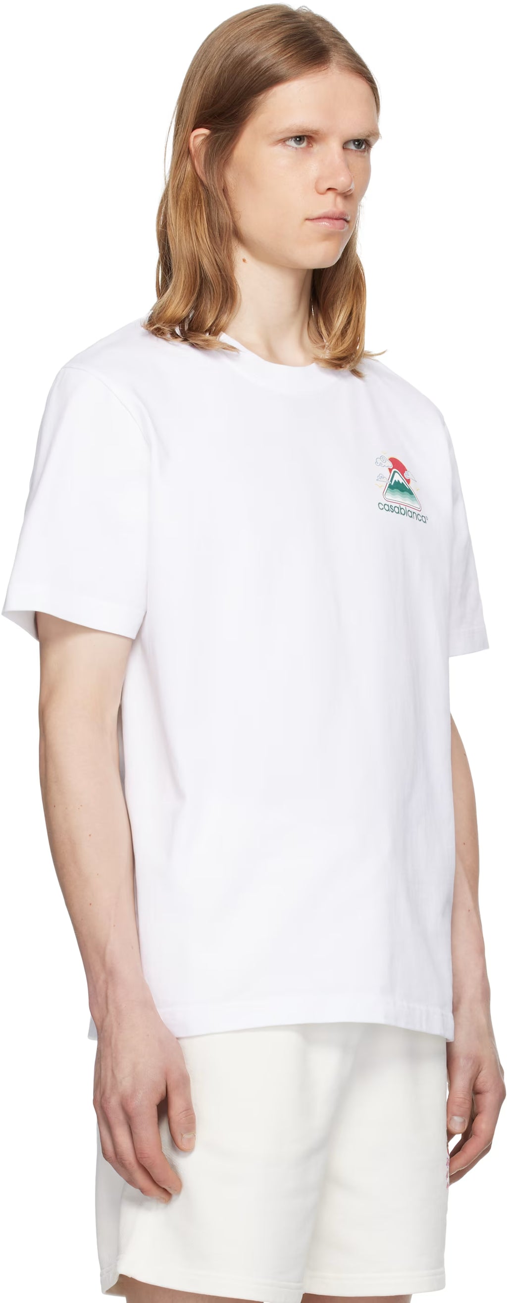 White Montagne Ondulee T-shirt