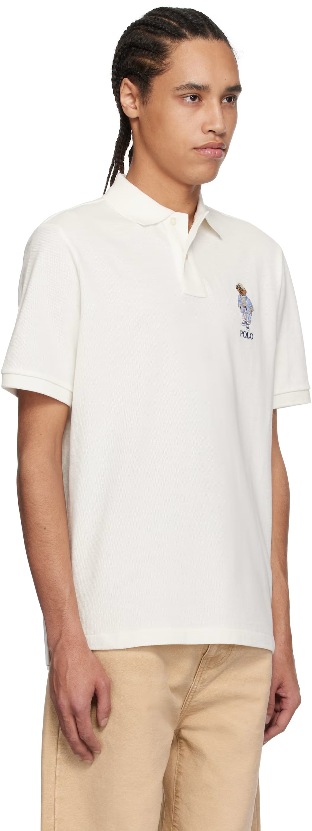 Polo Ralph Lauren White Artisan Short Sleeve Polo