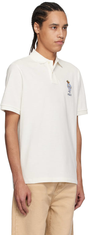 Polo Ralph Lauren White Artisan Short Sleeve Polo