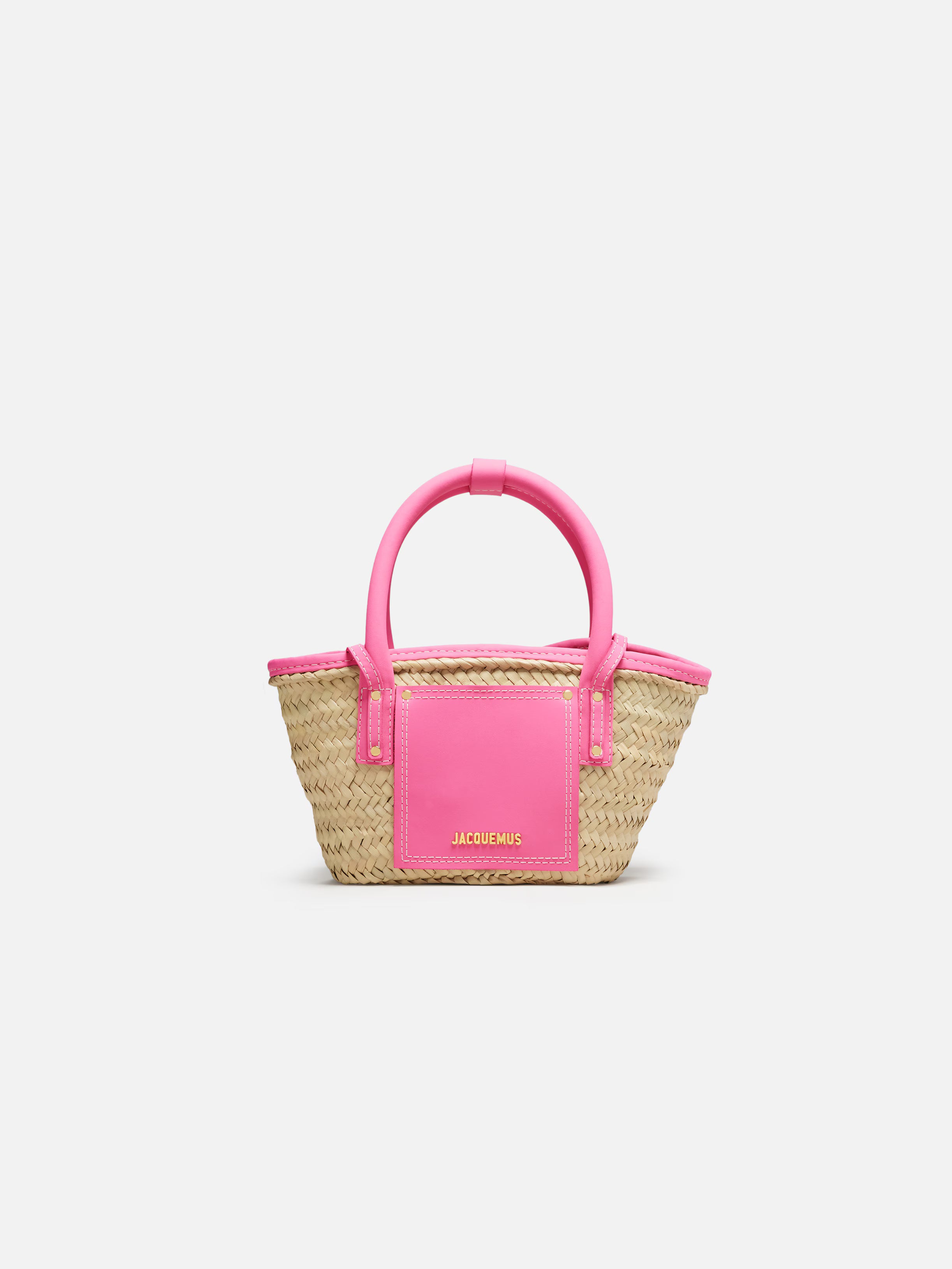 The small Soli basket Mini beach basket bag.