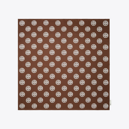 Medallion Logo Silk Square Scarf