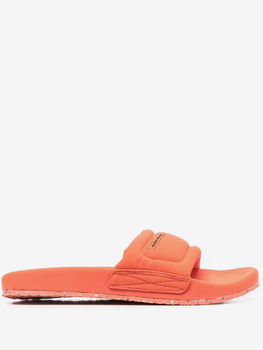 Heron Preston logo-patch slip-on slides