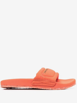 Heron Preston logo-patch slip-on slides