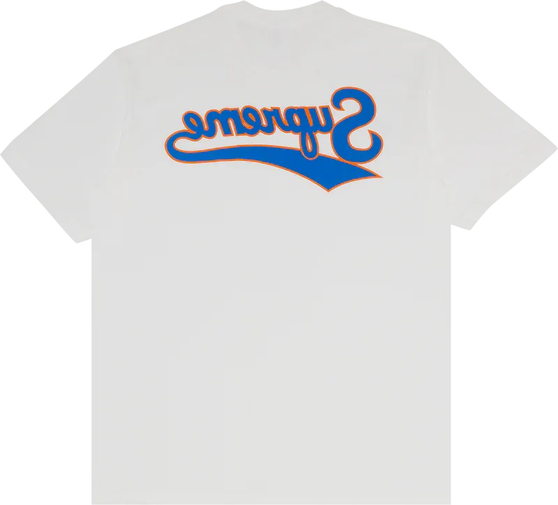 Supreme Backwards White
