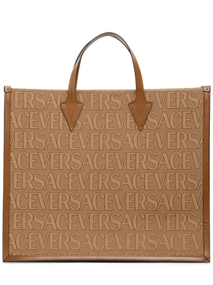 Versace Versace Large fabric & leather tote bag - Bags | Shop From The Mirage