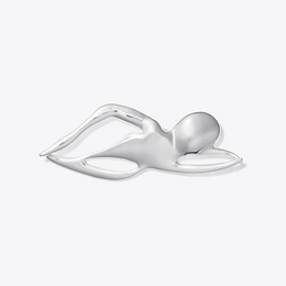 Swimmer Brooch