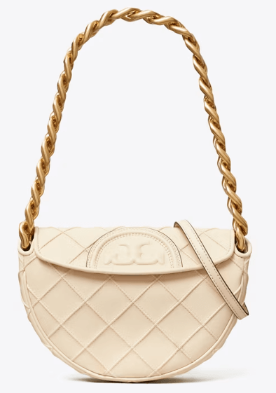 Tory Burch MINI FLEMING SOFT CRESCENT BAG - Bags | Shop From The Mirage