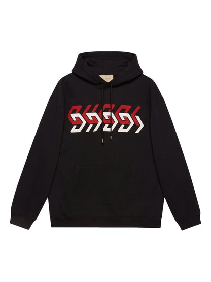 Gucci mirrored-print hoodie