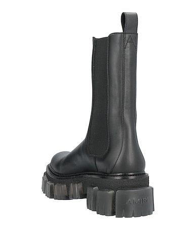 Amiri Black Chunky Chelsea Boots with Lug Sole