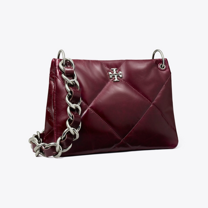 Small Kira Diamond Quilt Distressed Shoulder Bag