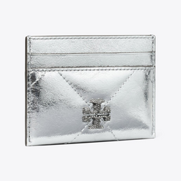 Kira Diamond Quilt Metallic Card Case