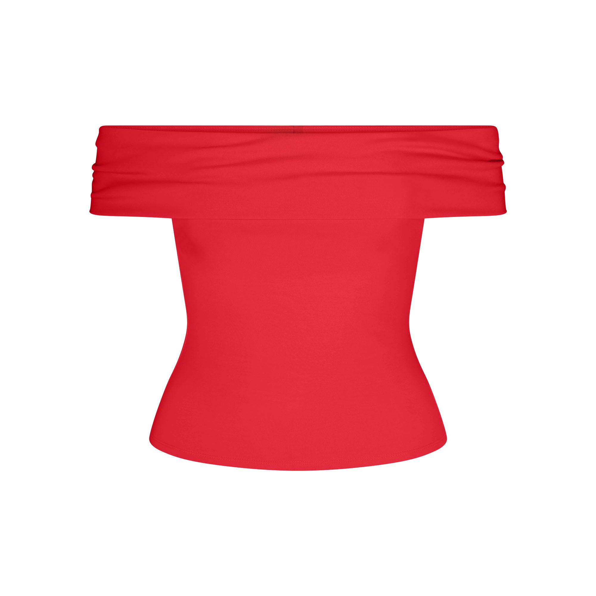 Smooth Layers Asymmetrical Off the Shoulder Top