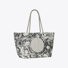 Ella Printed Chain Tote