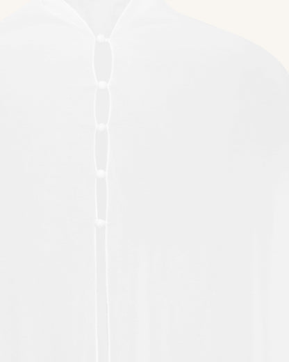 Tulle Cape Shawl - White