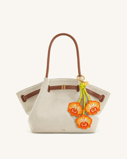 Orchid Bag Charm - Pink