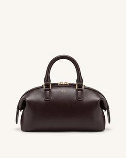 Arlo Top Handle Bag - Dark Brown