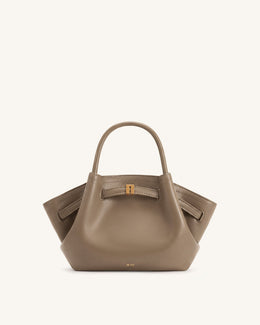 Hana Mini Tote Bag - Grayish Brown