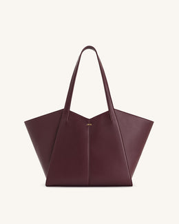 Kiana Large Capacity Tote Bag - Deep Claret