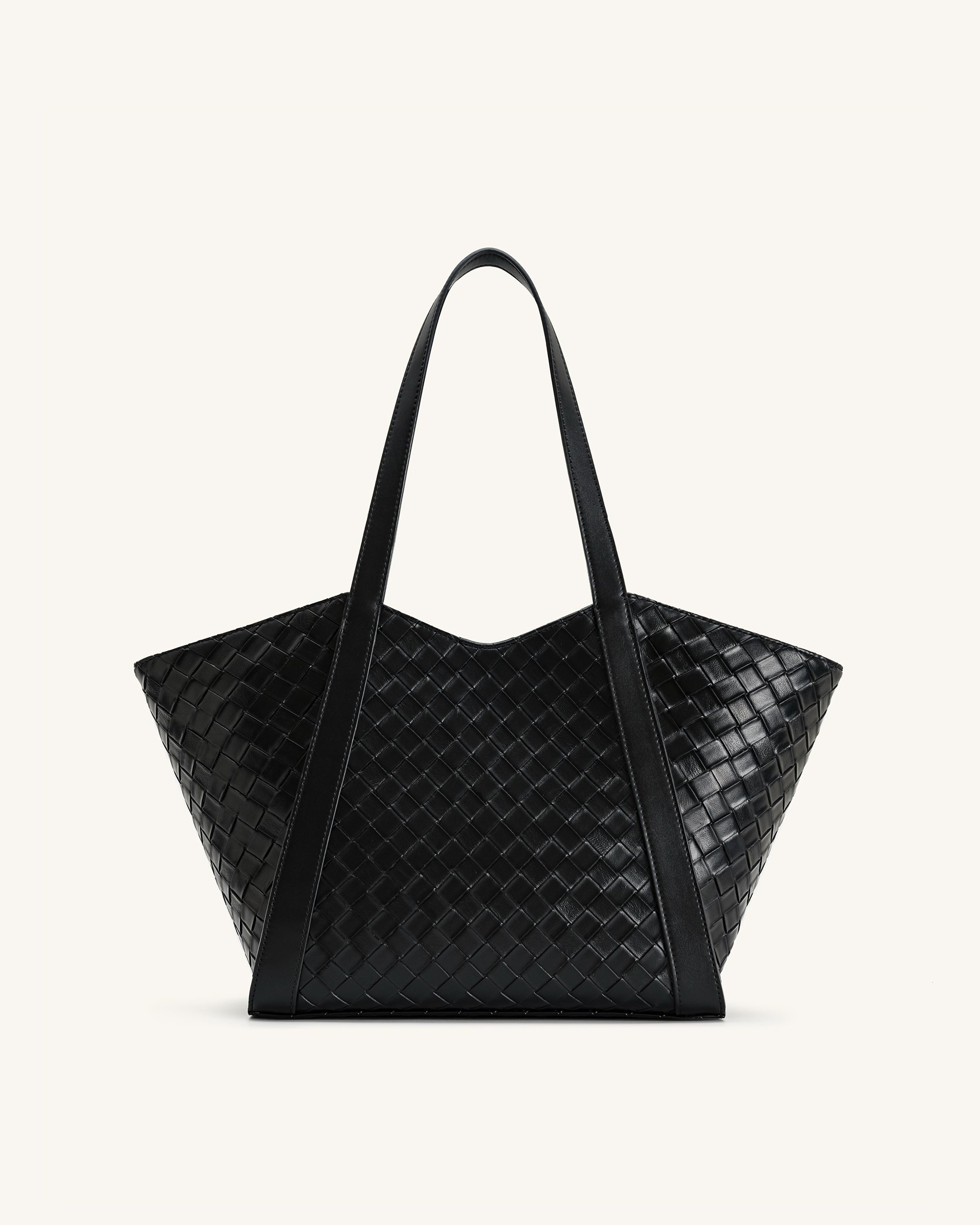 Kiana Large Capacity Weave Texture Tote Bag - Dark Olive
