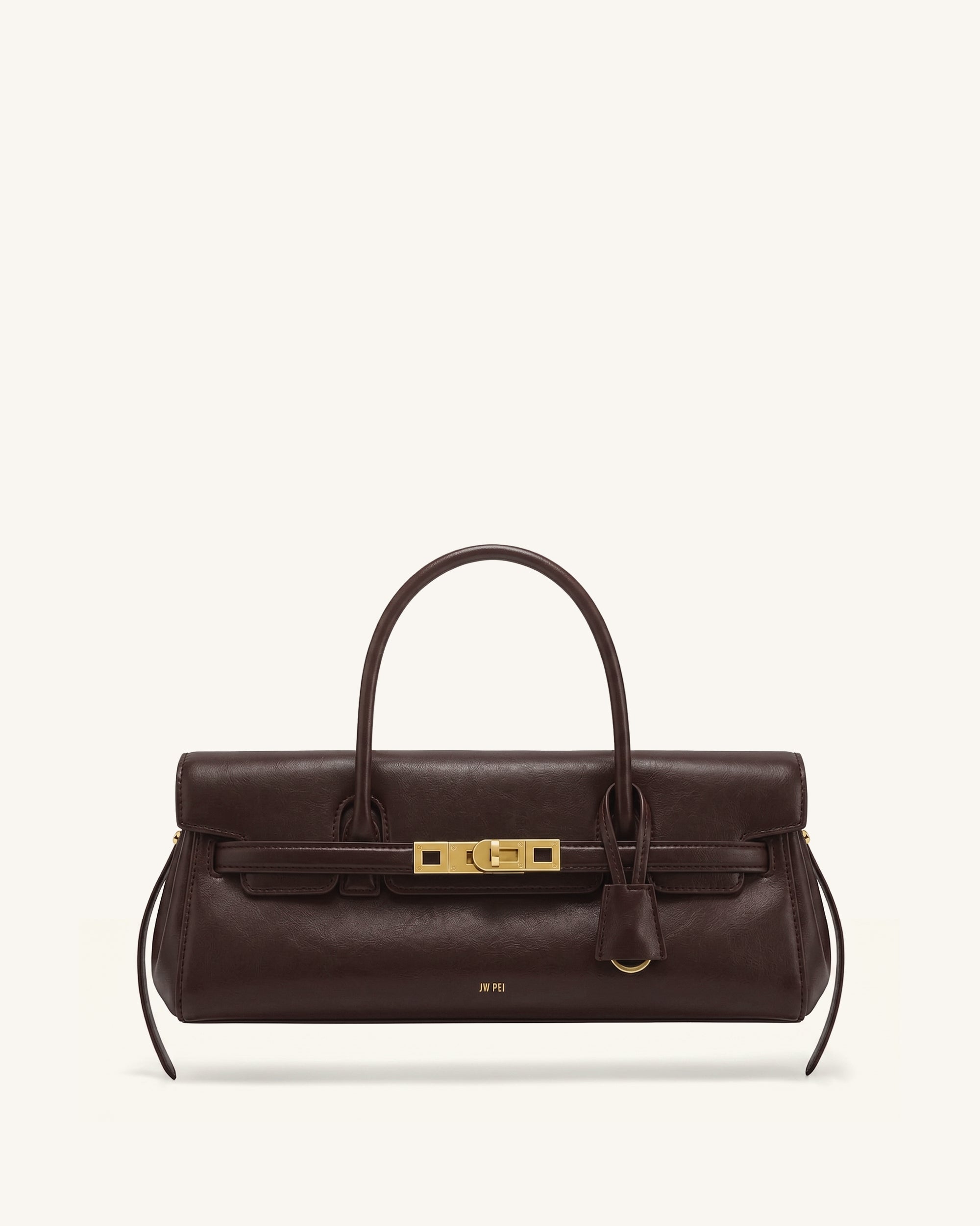 Yara Small Top Handle Shoulder Bag - Deep Coffee