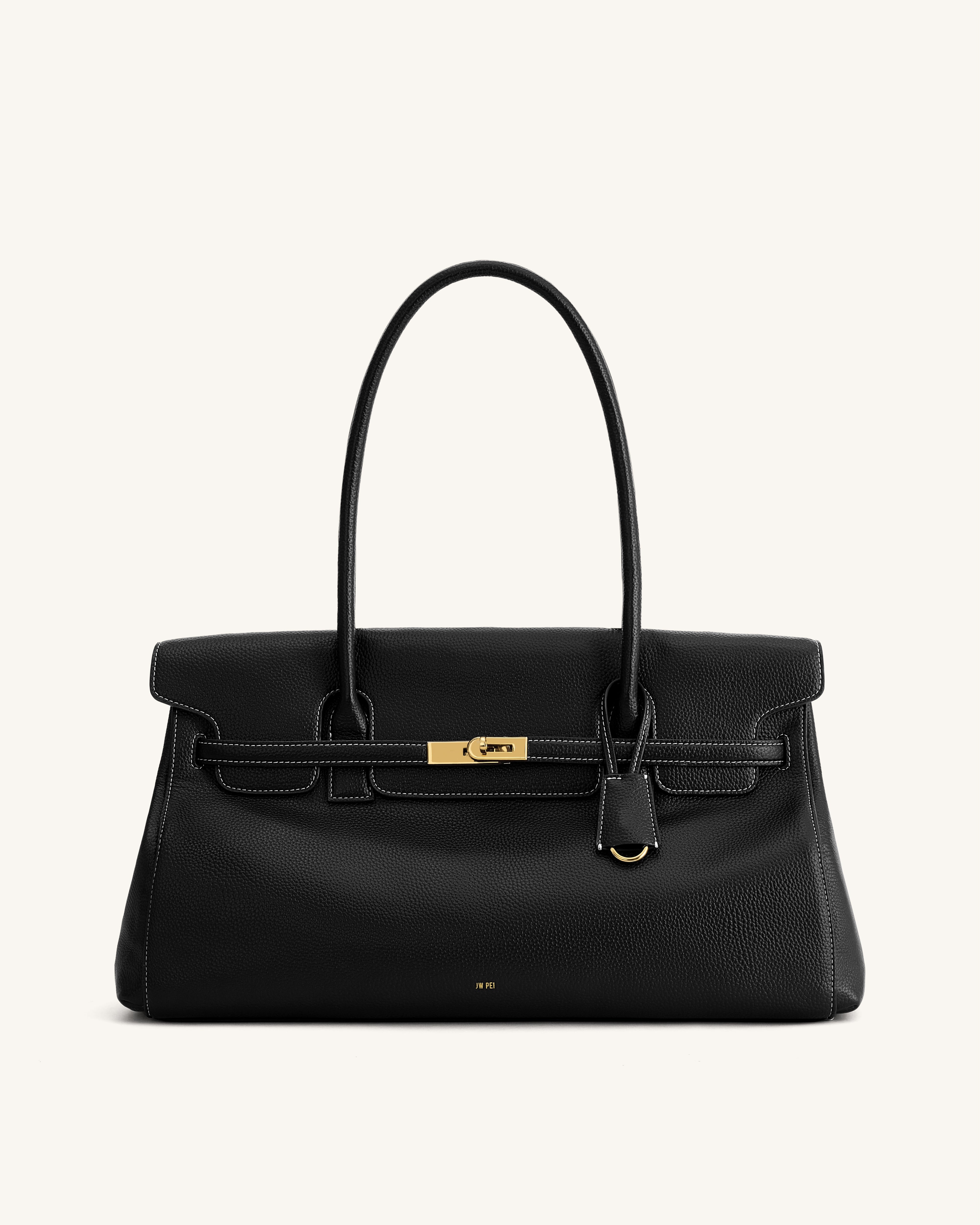 Yara Large Shoulder Bag - Black